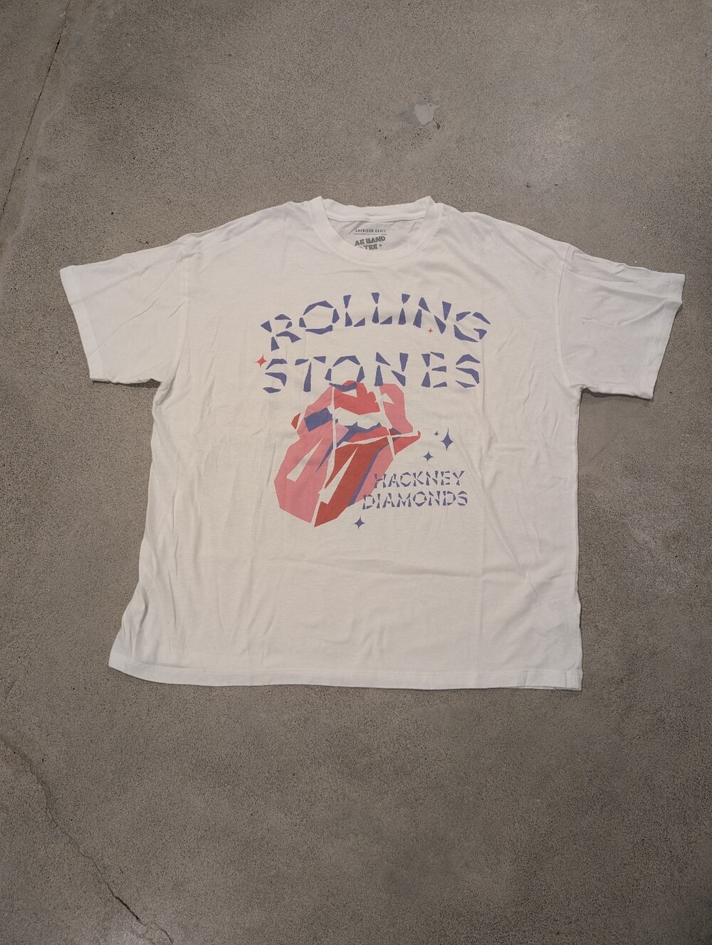 American Eagle x Rolling Stones Hackney Diamonds Graphic Band Tee
